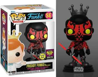 Freddy Funko as Darth Maul (Glow) 2000 Pcs. LE